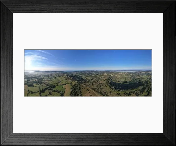 Framed Print : Morning View of Dorset