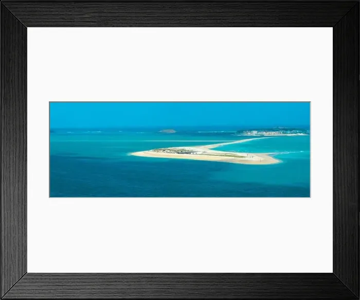 Framed Print : Aerial view of Pengpeng Beach, Penghu, Taiwan Framed Print : Aerial view of Pengpeng Beach, Penghu, Taiwan