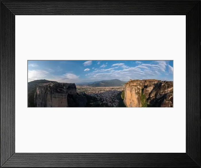 Framed Print : Meteora Greece landscape panorama. Eastern Orthodox monasteries built on top of rocks. UNESCO World Heritage, Europe Framed Print : Meteora Greece landscape panorama. Eastern Orthodox monasteries built on top of rocks. UNESCO World Heritage, Europe