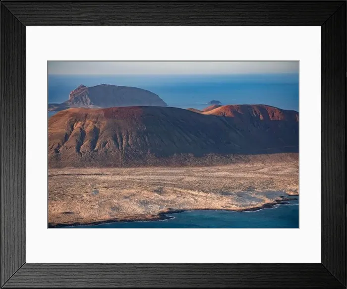 Framed Print : Amazing volcanic landscape from above. Lanzarote, Canary Islands, Spain Framed Print : Amazing volcanic landscape from above. Lanzarote, Canary Islands, Spain