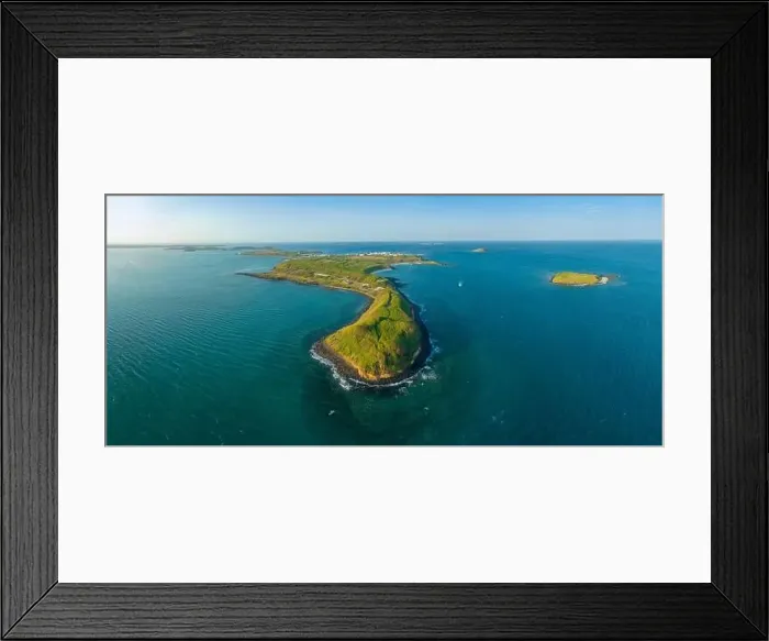 Framed Print : Aerial view of Shetoushan, Penghu County, Taiwan Framed Print : Aerial view of Shetoushan, Penghu County, Taiwan