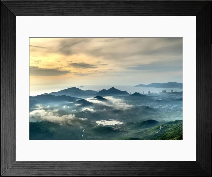 Framed Print : From the top of the high mountain Framed Print : From the top of the high mountain