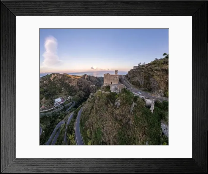 Framed Print : Savoca village in Sicily, Italy Framed Print : Savoca village in Sicily, Italy