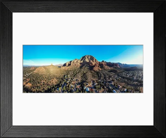 Framed Print : Aerial Panorama of Sedona Arizona's Red Rocks Framed Print : Aerial Panorama of Sedona Arizona's Red Rocks