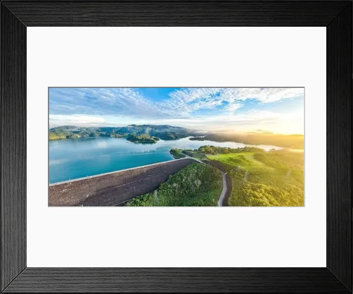 Framed Print : Sunrise sea of fog above Khao Sok national park, Surat Thani, Thailand Framed Print : Sunrise sea of fog above Khao Sok national park, Surat Thani, Thailand