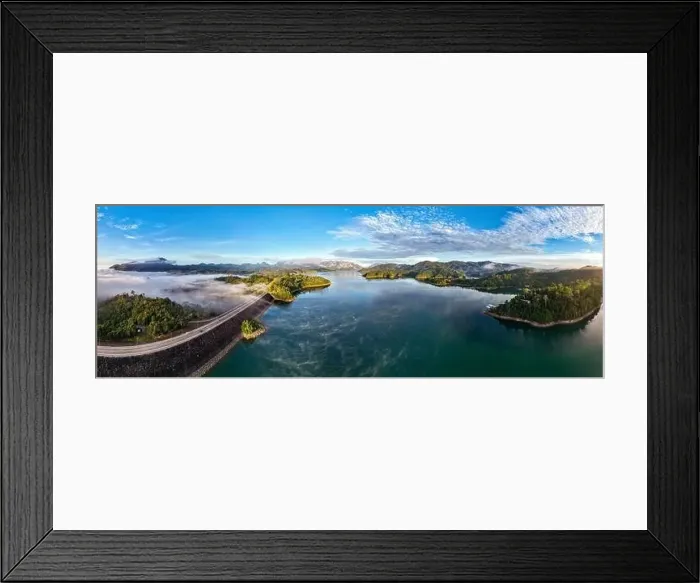 Framed Print : Sunrise sea of fog above Khao Sok national park, Surat Thani, Thailand Framed Print : Sunrise sea of fog above Khao Sok national park, Surat Thani, Thailand