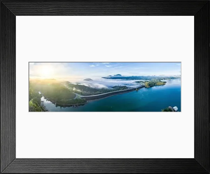 Framed Print : Sunrise sea of fog above Khao Sok national park, Surat Thani, Thailand Framed Print : Sunrise sea of fog above Khao Sok national park, Surat Thani, Thailand