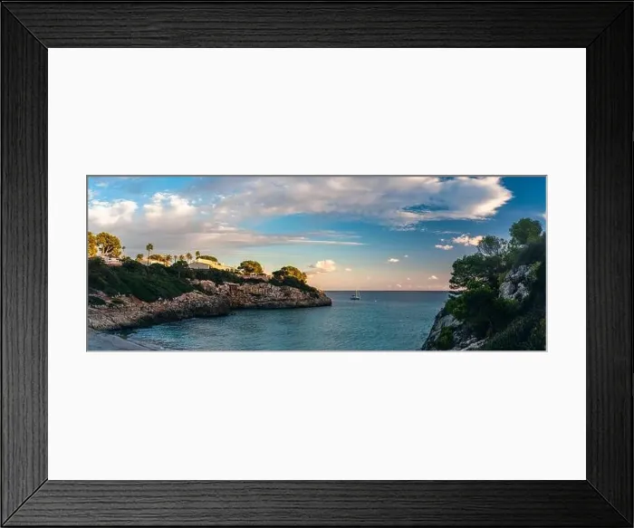 Framed Print : Sunset over Cala Anguila, Porto Cristo, Majorca, Spain, Europe Framed Print : Sunset over Cala Anguila, Porto Cristo, Majorca, Spain, Europe