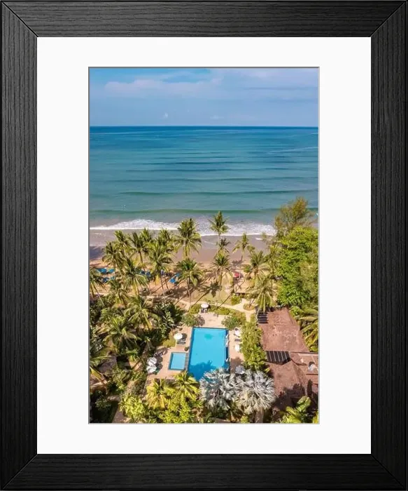 Framed Print : Lighthouse island on Khao Lak beach in Phang Nga province, Thailand Framed Print : Lighthouse island on Khao Lak beach in Phang Nga province, Thailand