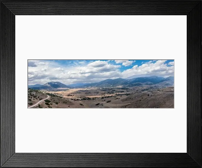 Framed Print : Livadi Arachova Greece, aerial panorama Framed Print : Livadi Arachova Greece, aerial panorama
