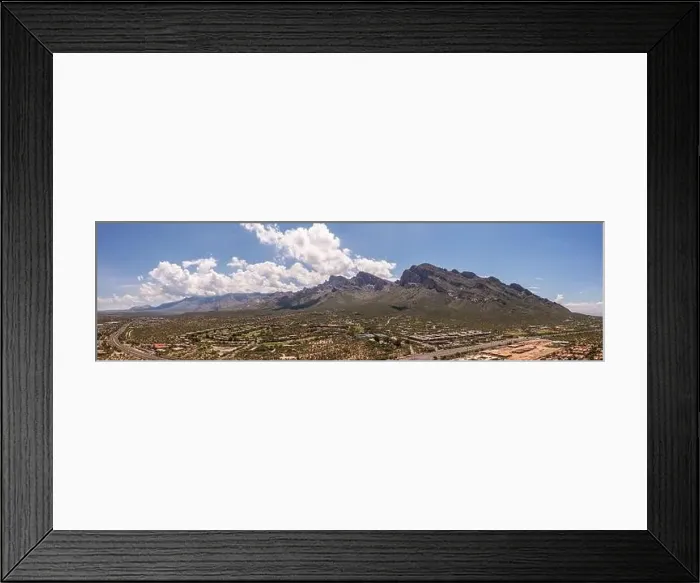 Framed Print : Panorama of Oro Valley near Tucson, Arizona Framed Print : Panorama of Oro Valley near Tucson, Arizona