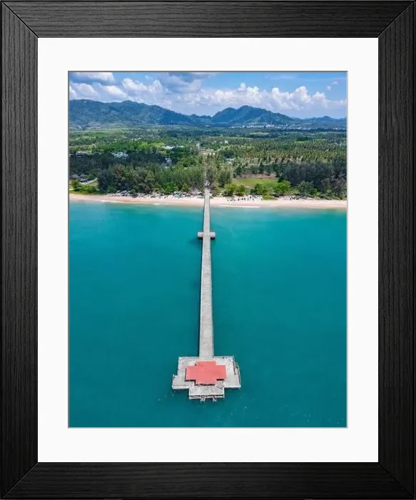Framed Print : Natai Beach in Khao Lak, Phang Nga province, Thailand Framed Print : Natai Beach in Khao Lak, Phang Nga province, Thailand