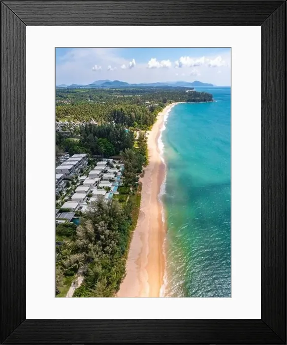 Framed Print : Natai Beach in Khao Lak, Phang Nga province, Thailand Framed Print : Natai Beach in Khao Lak, Phang Nga province, Thailand