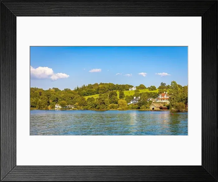 Framed Print : Wendermere lake near Bowness-on-Windermere in Lake District, a region and national park in Cumbria in northwest England Framed Print : Wendermere lake near Bowness-on-Windermere in Lake District, a region and national park in Cumbria in northwest England