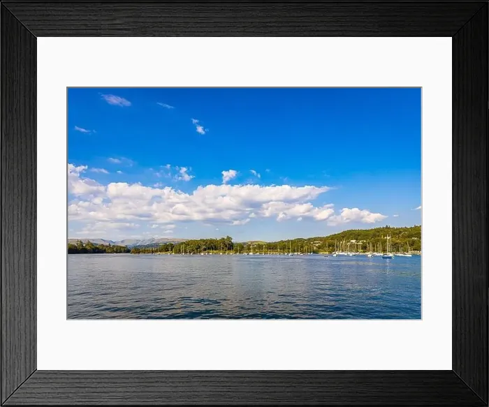 Framed Print : Wendermere lake near Bowness-on-Windermere in Lake District, a region and national park in Cumbria in northwest England Framed Print : Wendermere lake near Bowness-on-Windermere in Lake District, a region and national park in Cumbria in northwest England