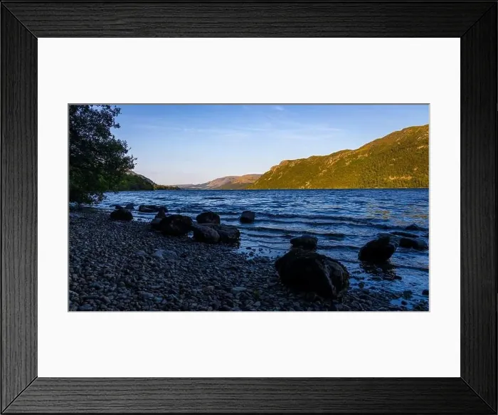 Framed Print : Sunset over Ullswater lake in Lake District, a region and national park in Cumbria in northwest England Framed Print : Sunset over Ullswater lake in Lake District, a region and national park in Cumbria in northwest England