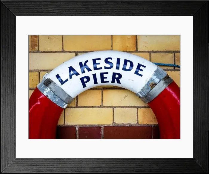 Framed Print : Lakeside town in Lake District, a region and national park in Cumbria in northwest England Framed Print : Lakeside town in Lake District, a region and national park in Cumbria in northwest England