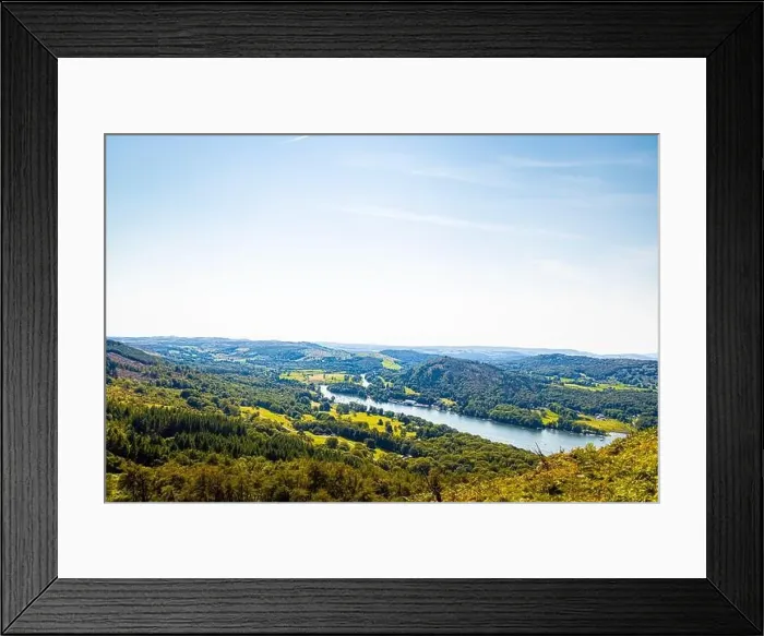 Framed Print : Aerial view of Windermere in Lake District, a region and national park in Cumbria in northwest England Framed Print : Aerial view of Windermere in Lake District, a region and national park in Cumbria in northwest England