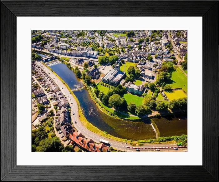 Framed Print : Aerial view of Kendal in Lake District, a region and national park in Cumbria in northwest England, UK Framed Print : Aerial view of Kendal in Lake District, a region and national park in Cumbria in northwest England, UK