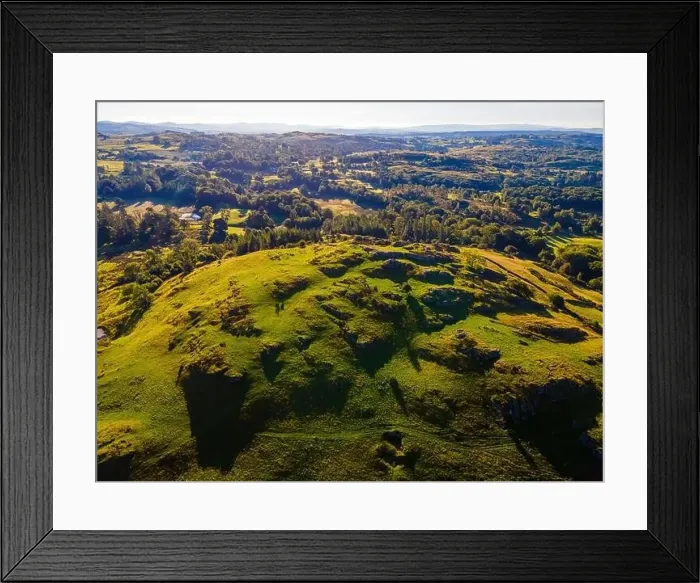 Framed Print : Aerial view of Windermere in Lake District, a region and national park in Cumbria in northwest England, UK Framed Print : Aerial view of Windermere in Lake District, a region and national park in Cumbria in northwest England, UK