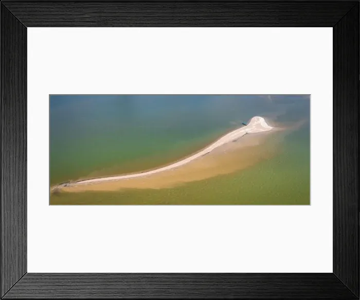 Framed Print : Aerial view of Koh Panyee sandbank in Phang Nga, Thailand Framed Print : Aerial view of Koh Panyee sandbank in Phang Nga, Thailand