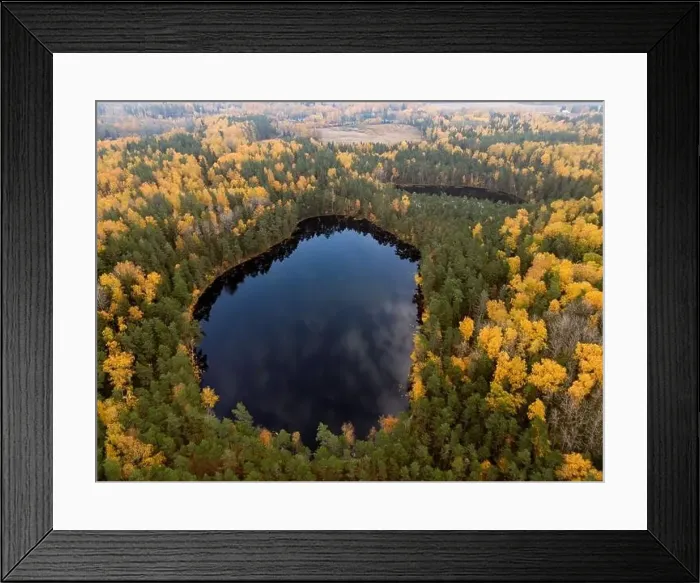 Framed Print : Estonian lake in Paunküla Framed Print : Estonian lake in Paunküla