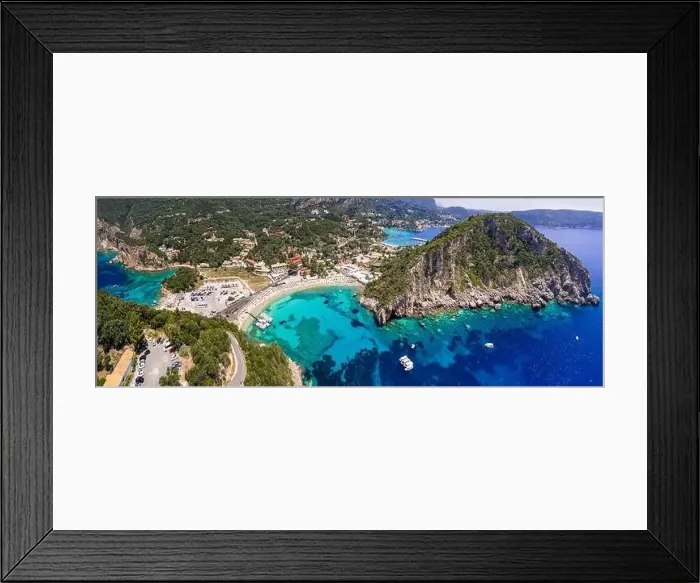 Framed Print : Greece. Corfu island best beaches Framed Print : Greece. Corfu island best beaches