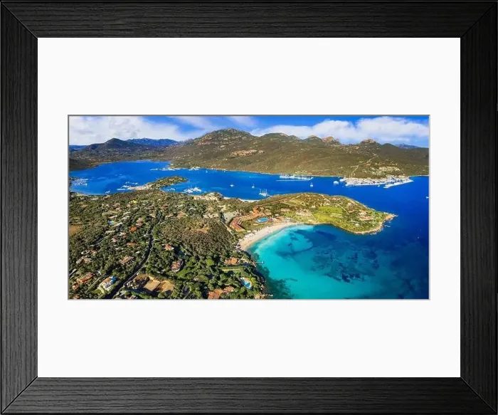 Framed Print : Italy summer holidyas. Sardegna island - stunning Emerald coast (costa smeralda) with beautiful beaches Framed Print : Italy summer holidyas. Sardegna island - stunning Emerald coast (costa smeralda) with beautiful beaches
