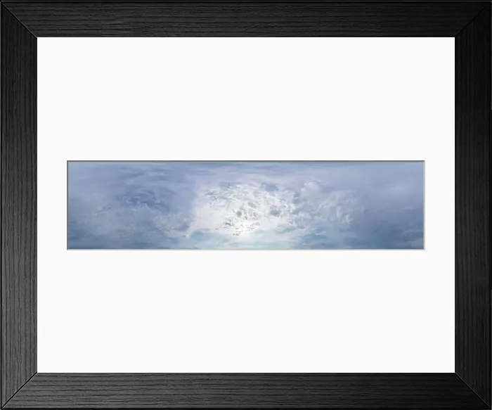 Framed Print : Overcast sky panorama on rainy day with Nimbostratus clouds in seamless spherical equirectangular format Framed Print : Overcast sky panorama on rainy day with Nimbostratus clouds in seamless spherical equirectangular format