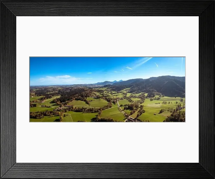 Framed Print : Tegernsee Aerial Fall autumn. Drone Panorama Bavarian Alps Framed Print : Tegernsee Aerial Fall autumn. Drone Panorama Bavarian Alps