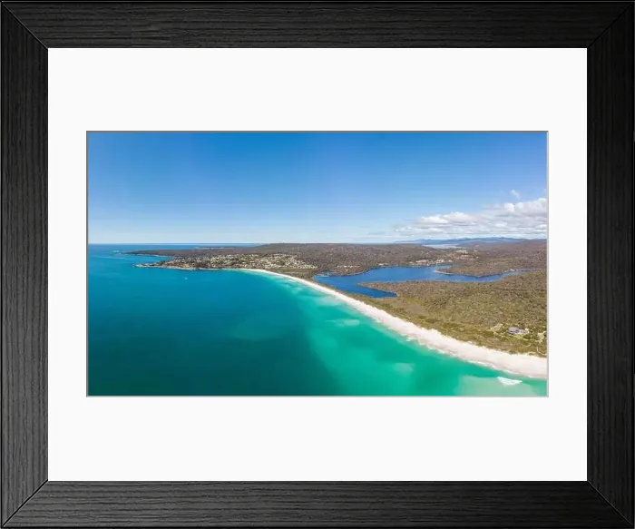Framed Print : An aerial view of the iconic lichen covered rocks and turqoise ocean water in the Bay of Fires near Binalong Bay Framed Print : An aerial view of the iconic lichen covered rocks and turqoise ocean water in the Bay of Fires near Binalong Bay
