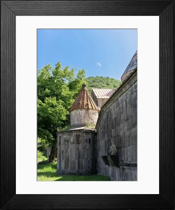 Framed Print : Ancient armenian Sanahin Monastery in the north part of Armenia. Aerial view Framed Print : Ancient armenian Sanahin Monastery in the north part of Armenia. Aerial view