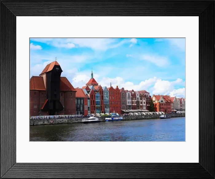 Framed Print : GDANSK, POLAND - July, 2022:Gda sk Framed Print : GDANSK, POLAND - July, 2022:Gda sk