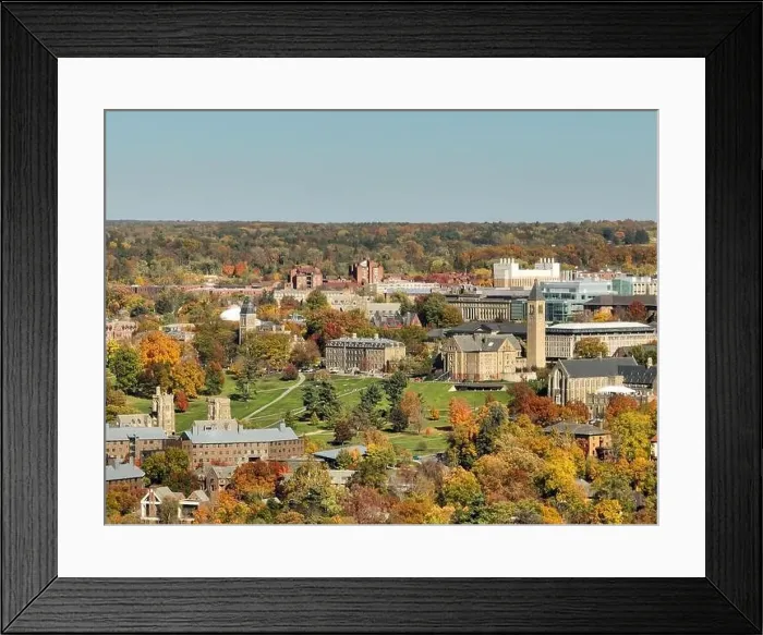 Framed Print : 10-22-2022, Late afternoon aerial autumn image of the area surrounding the City of Ithaca, NY, USA Framed Print : 10-22-2022, Late afternoon aerial autumn image of the area surrounding the City of Ithaca, NY, USA