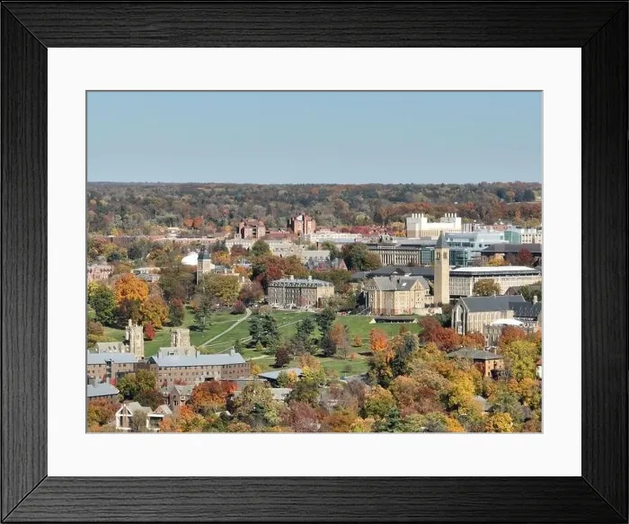 Framed Print : 10-22-2022, Late afternoon aerial autumn image of the area surrounding the City of Ithaca, NY, USA Framed Print : 10-22-2022, Late afternoon aerial autumn image of the area surrounding the City of Ithaca, NY, USA