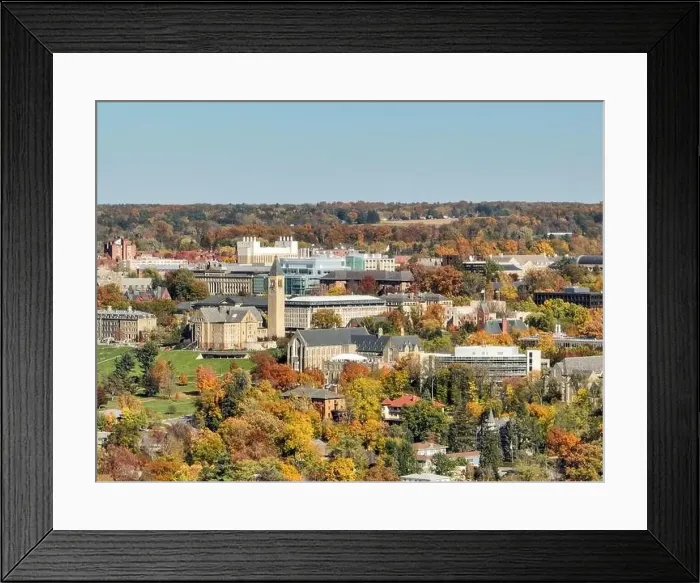 Framed Print : 10-22-2022, Late afternoon aerial autumn image of the area surrounding the City of Ithaca, NY, USA Framed Print : 10-22-2022, Late afternoon aerial autumn image of the area surrounding the City of Ithaca, NY, USA