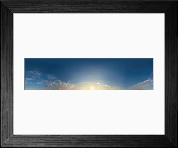 Framed Print : Blue summer sky panorama with light Cirrus clouds Framed Print : Blue summer sky panorama with light Cirrus clouds