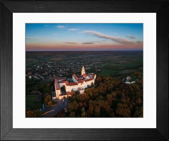 Framed Print : arieal photo of Pannonhalama Benedictine abbey in Hungary Framed Print : arieal photo of Pannonhalama Benedictine abbey in Hungary