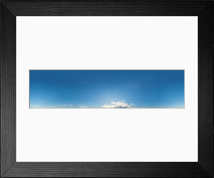 Framed Print : Blue summer sky panorama with light Cirrus clouds Framed Print : Blue summer sky panorama with light Cirrus clouds