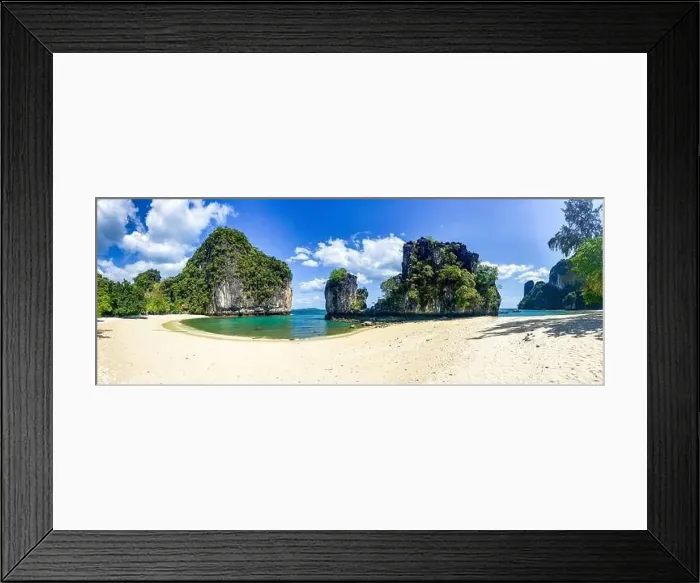 Framed Print : Aerial view of Koh Hong island in Krabi province, Thailand Framed Print : Aerial view of Koh Hong island in Krabi province, Thailand
