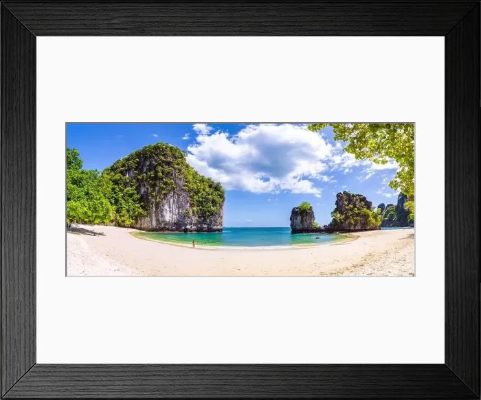 Framed Print : Aerial view of Koh Hong island in Krabi province, Thailand Framed Print : Aerial view of Koh Hong island in Krabi province, Thailand