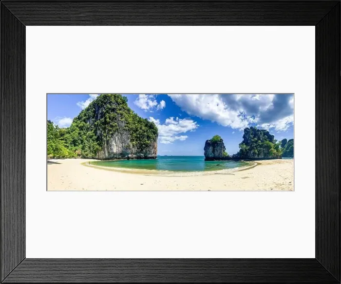 Framed Print : Aerial view of Koh Hong island in Krabi province, Thailand Framed Print : Aerial view of Koh Hong island in Krabi province, Thailand