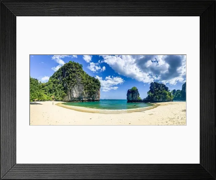 Framed Print : Aerial view of Koh Hong island in Krabi province, Thailand Framed Print : Aerial view of Koh Hong island in Krabi province, Thailand