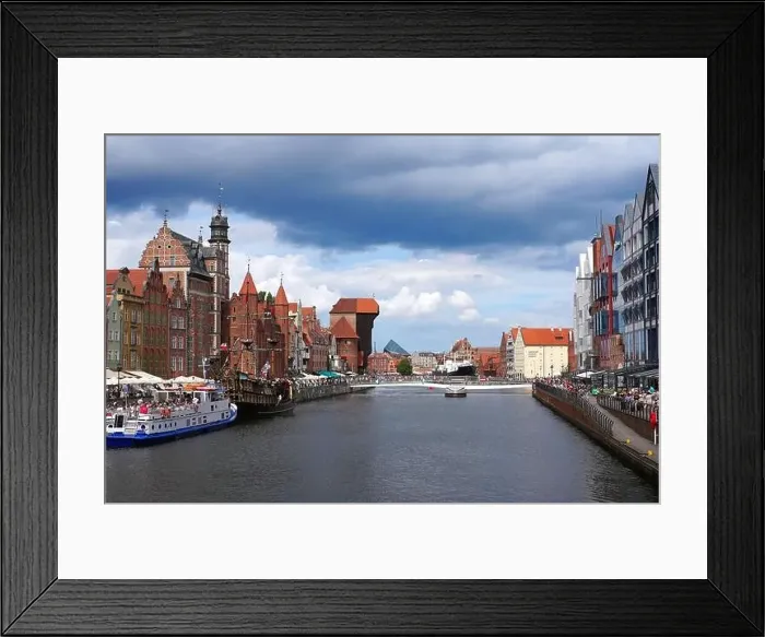 Framed Print : GDANSK, POLAND - July, 2022:Gda sk