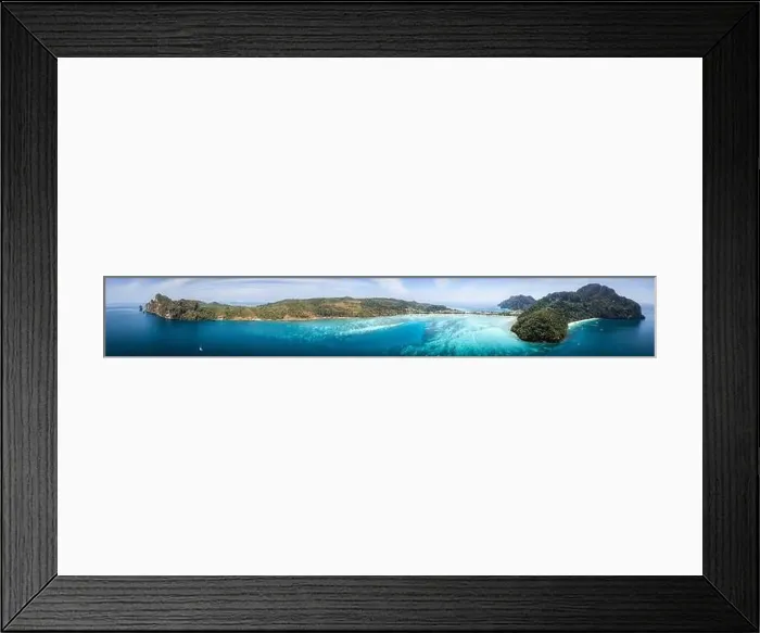 Framed Print : Aerial view of Loh Dalum and tonsai beach in koh Phi Phi islands, Krabi, Thailand Framed Print : Aerial view of Loh Dalum and tonsai beach in koh Phi Phi islands, Krabi, Thailand