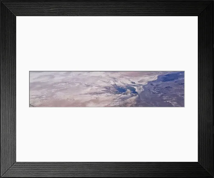 Framed Print : Salt Flats in Utah. Aerial View Framed Print : Salt Flats in Utah. Aerial View