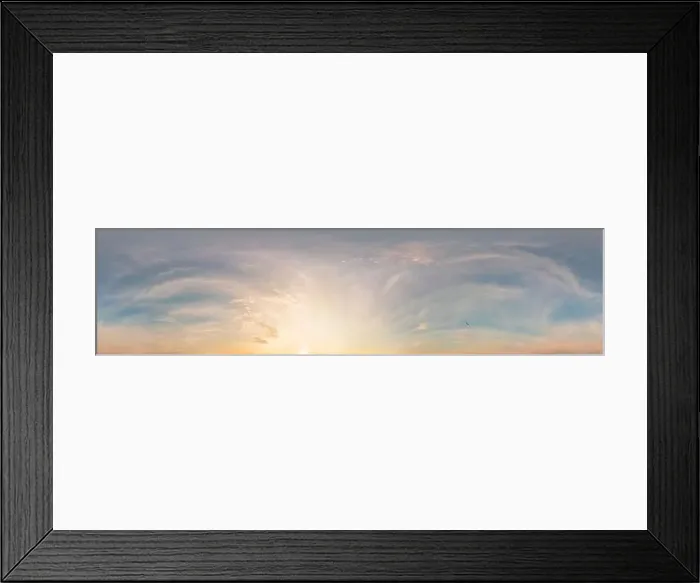 Framed Print : Blue summer sky panorama with light Cirrus clouds Framed Print : Blue summer sky panorama with light Cirrus clouds