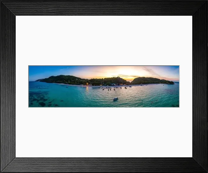 Framed Print : Aerial view of Laem Tong Beach or Laemtong bay in koh Phi Phi, Krabi, Thailand Framed Print : Aerial view of Laem Tong Beach or Laemtong bay in koh Phi Phi, Krabi, Thailand