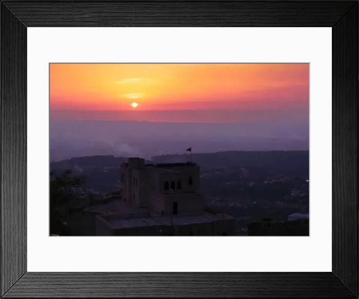 Framed Print : Skanderbeg Museum, Kruja Castle in Albania Framed Print : Skanderbeg Museum, Kruja Castle in Albania