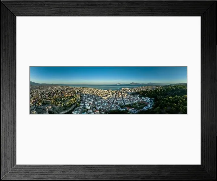 Framed Print : Aerial view of Patras castle in Greece Framed Print : Aerial view of Patras castle in Greece